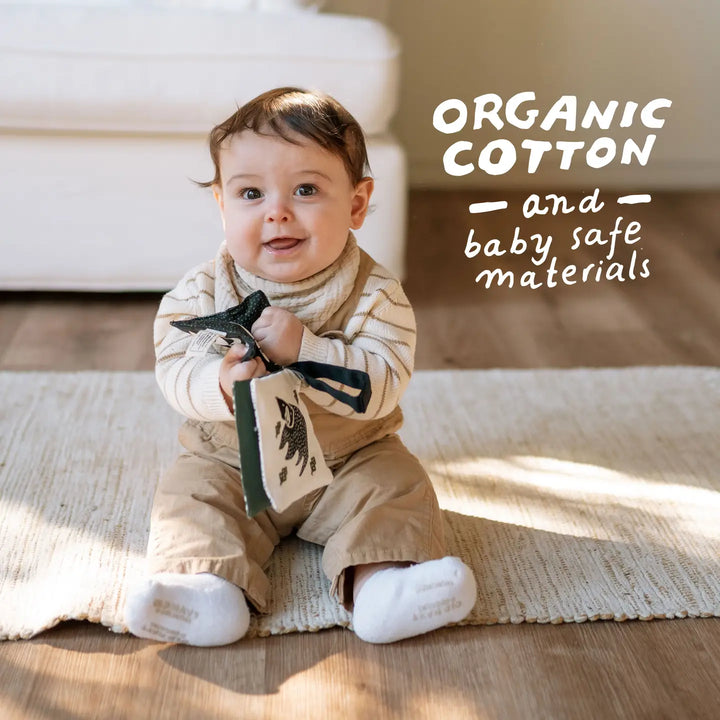 Wee Gallery Crinkle Pages Stroller Toy - Woodland