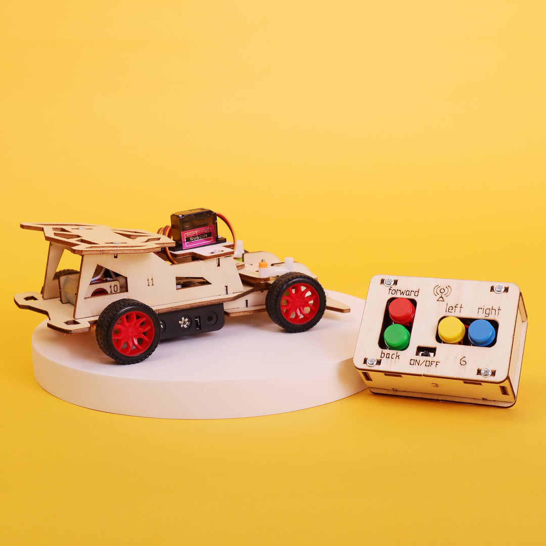 Kitsville Steering Remote Controlled Car DIY Kit