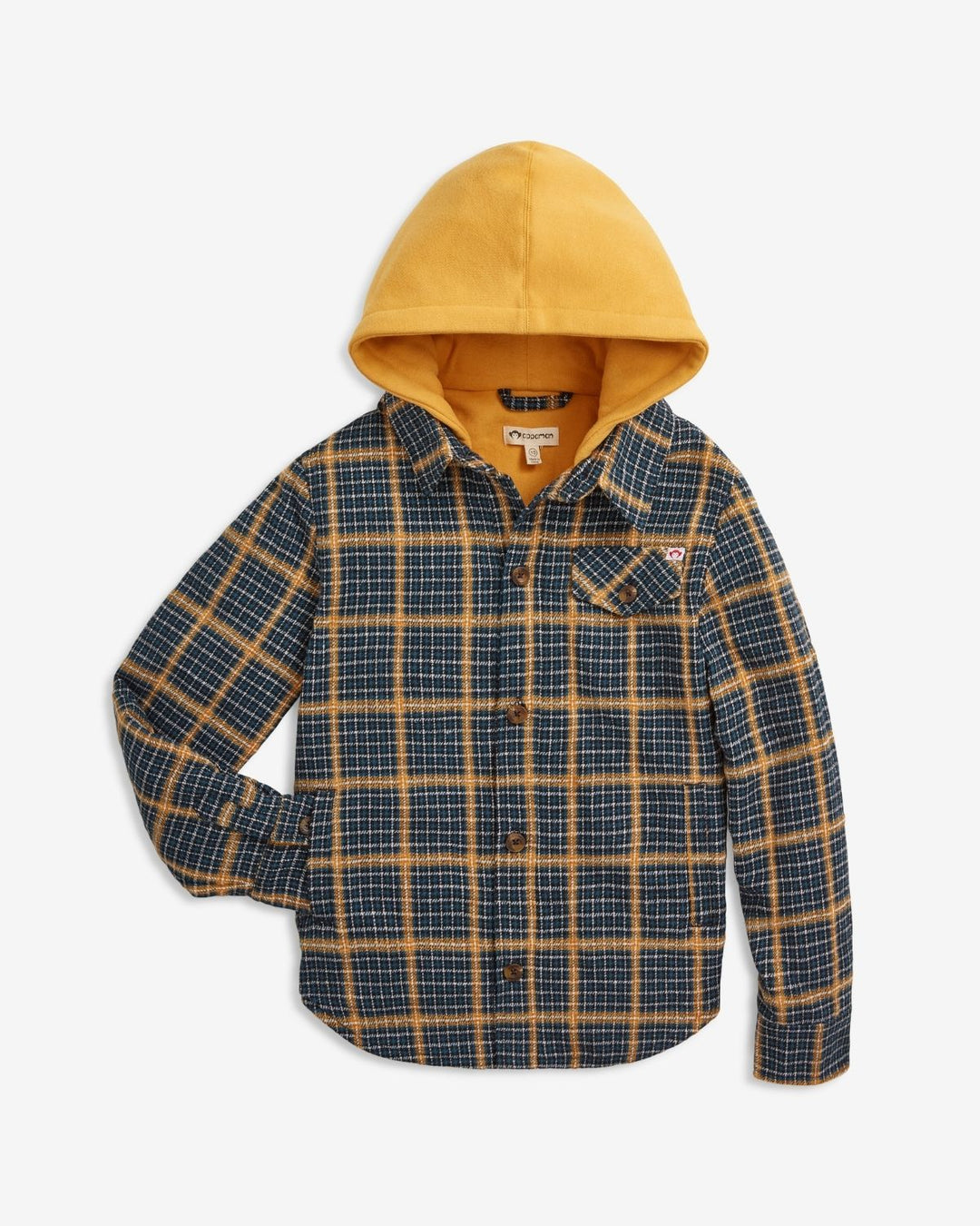 Appaman Glen Plaid Hooded Flannel - Evergreen Check