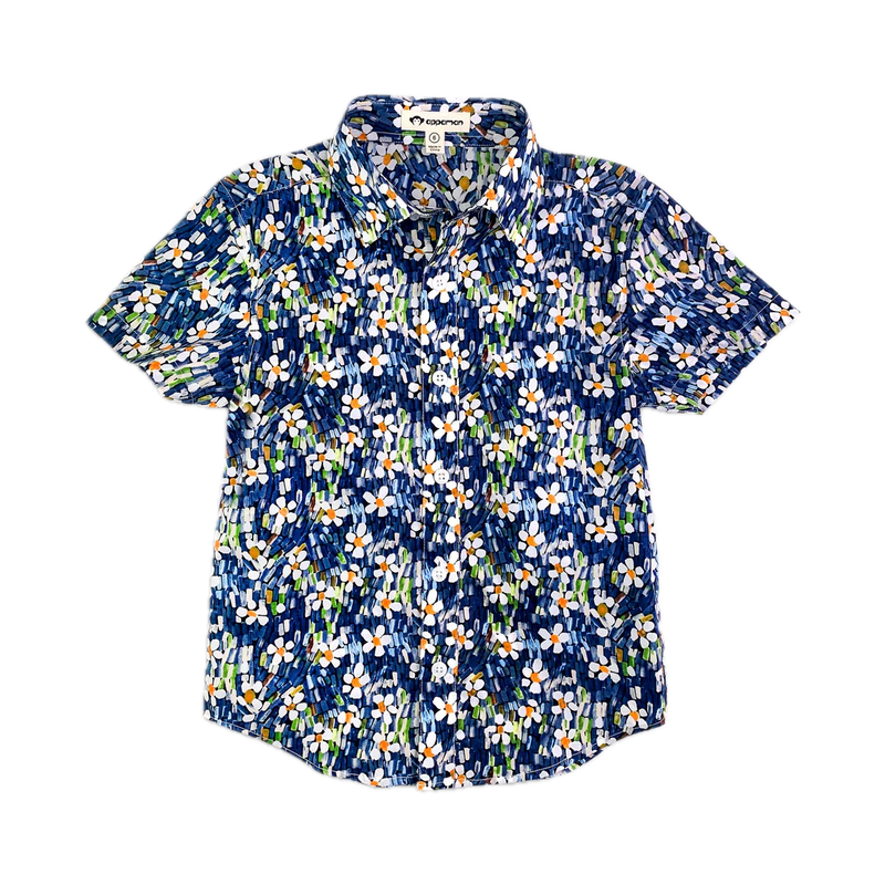 Appaman Day Party Shirt - Navy Daisy