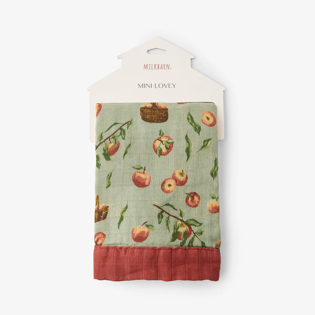 Milkbarn Bamboo Mini Lovey - Apple Orchard