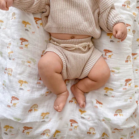 Aden + Anais Boutique 100% Cotton Muslin Swaddle Blanket 2 Pack - Keep Rising