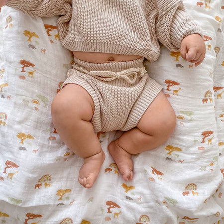 Aden + Anais Boutique 100% Cotton Muslin Swaddle Blanket 4 Pack - Keep Rising