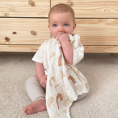 Aden + Anais Boutique 100% Cotton Muslin Swaddle Blanket 4 Pack - Keep Rising