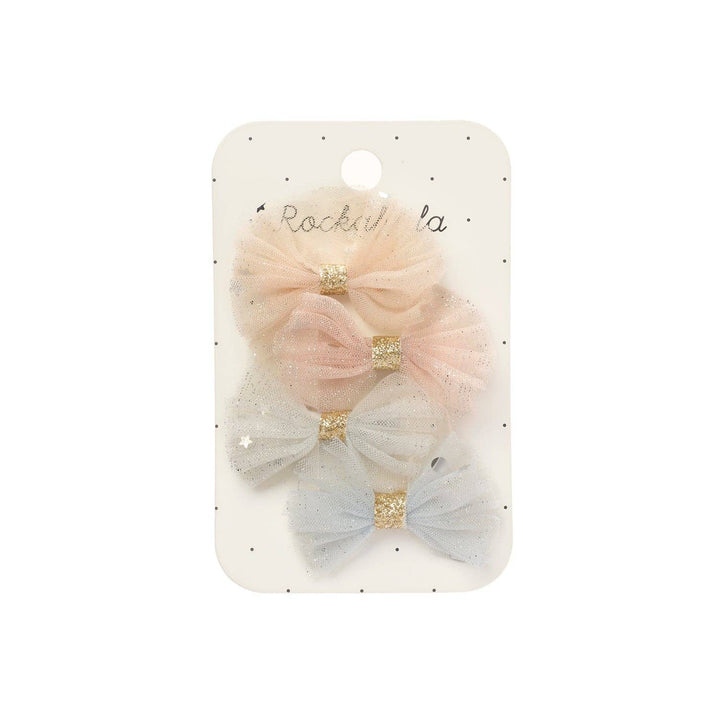 Rockahula Sparkle Tulle Mini Bow Clips