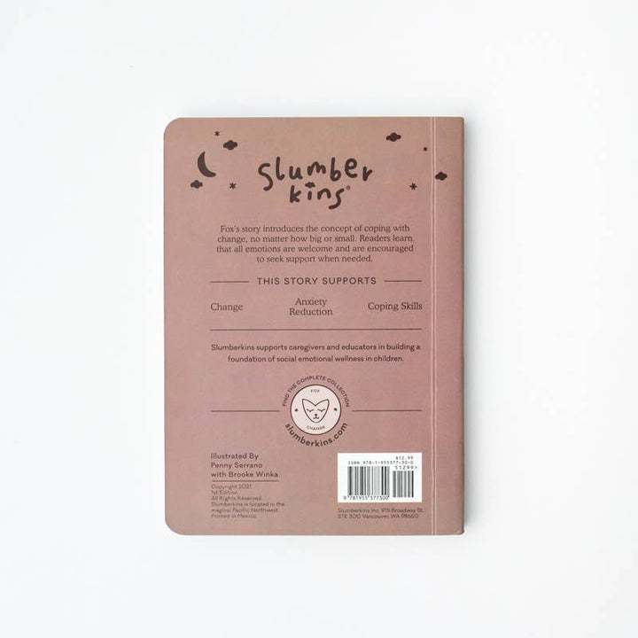 Slumberkins Fox's Navigating Change Plush Snuggler Set - 2 Books