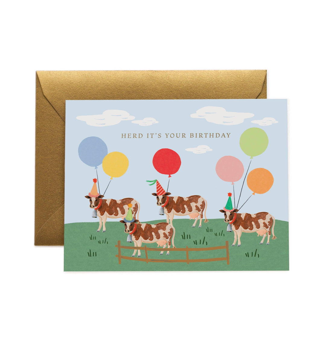 Rifle Paper Co Herd It's Your Birthday Card