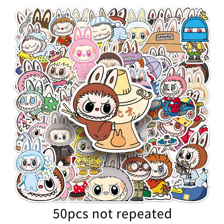 Little Trendy Cute Monster Cute Deco Sticker Set