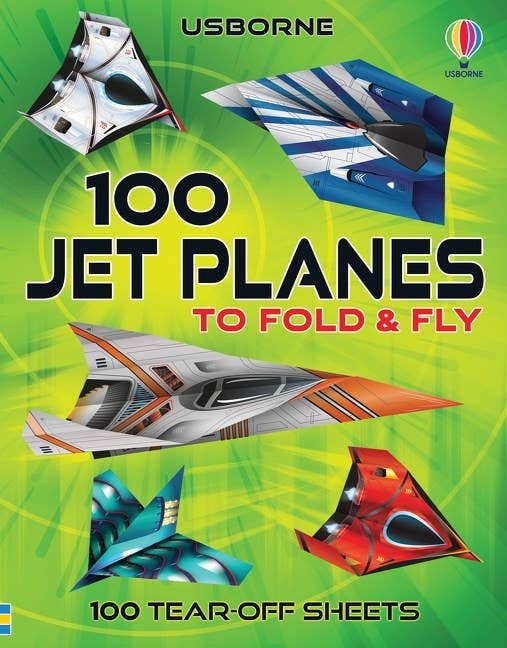 Usborne 100 Jet Planes to Fold and Fly