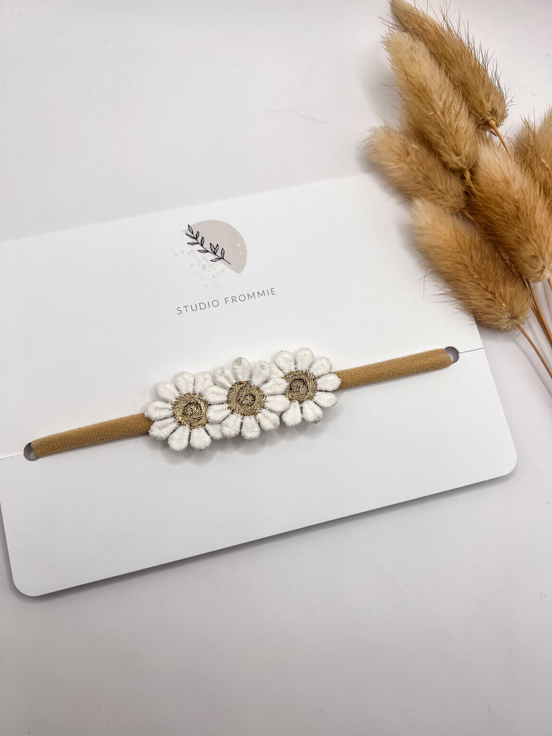 Studio Frommie Daisy Gold Headband