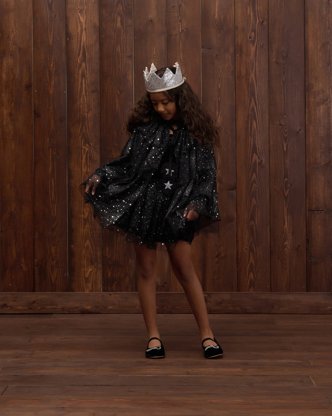 Noralee Tulle Black Cape