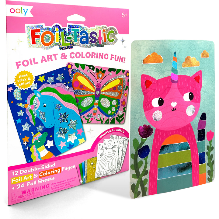 Ooly Foil-tastic Foil Art & Coloring Fun - Whimsical World