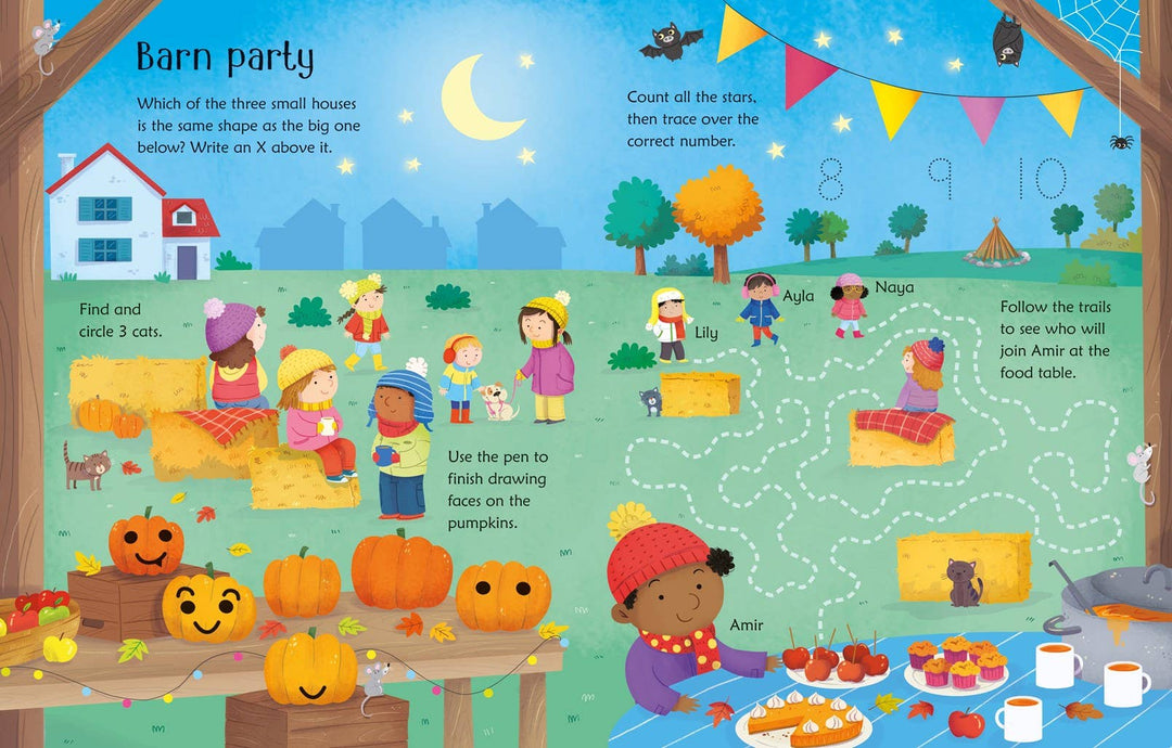 Wipe-Clean Fall Activities : Usborne