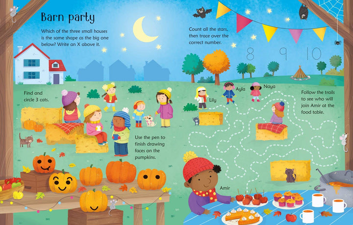 Wipe-Clean Fall Activities : Usborne