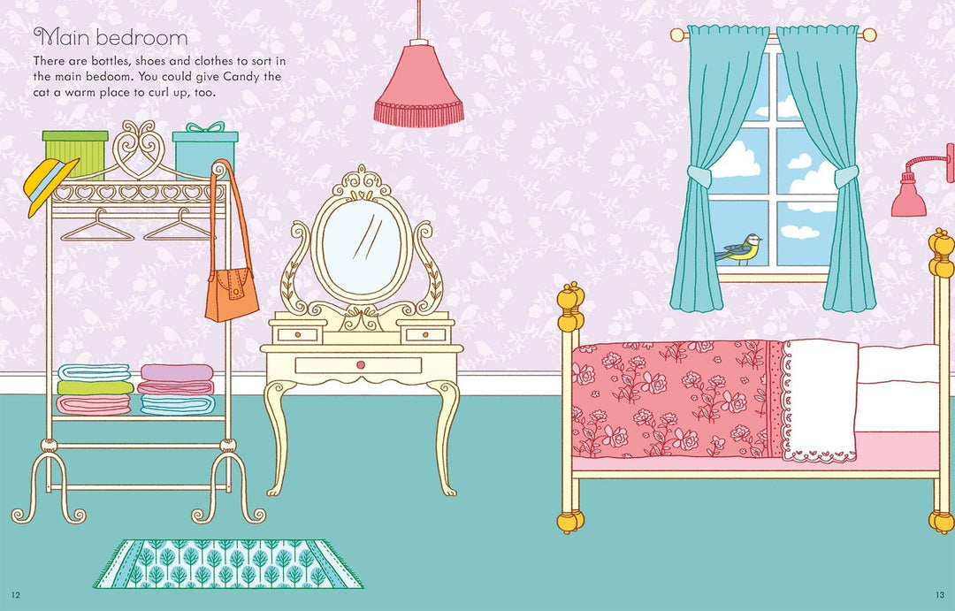 Usborne First Sticker Book Dollhouse
