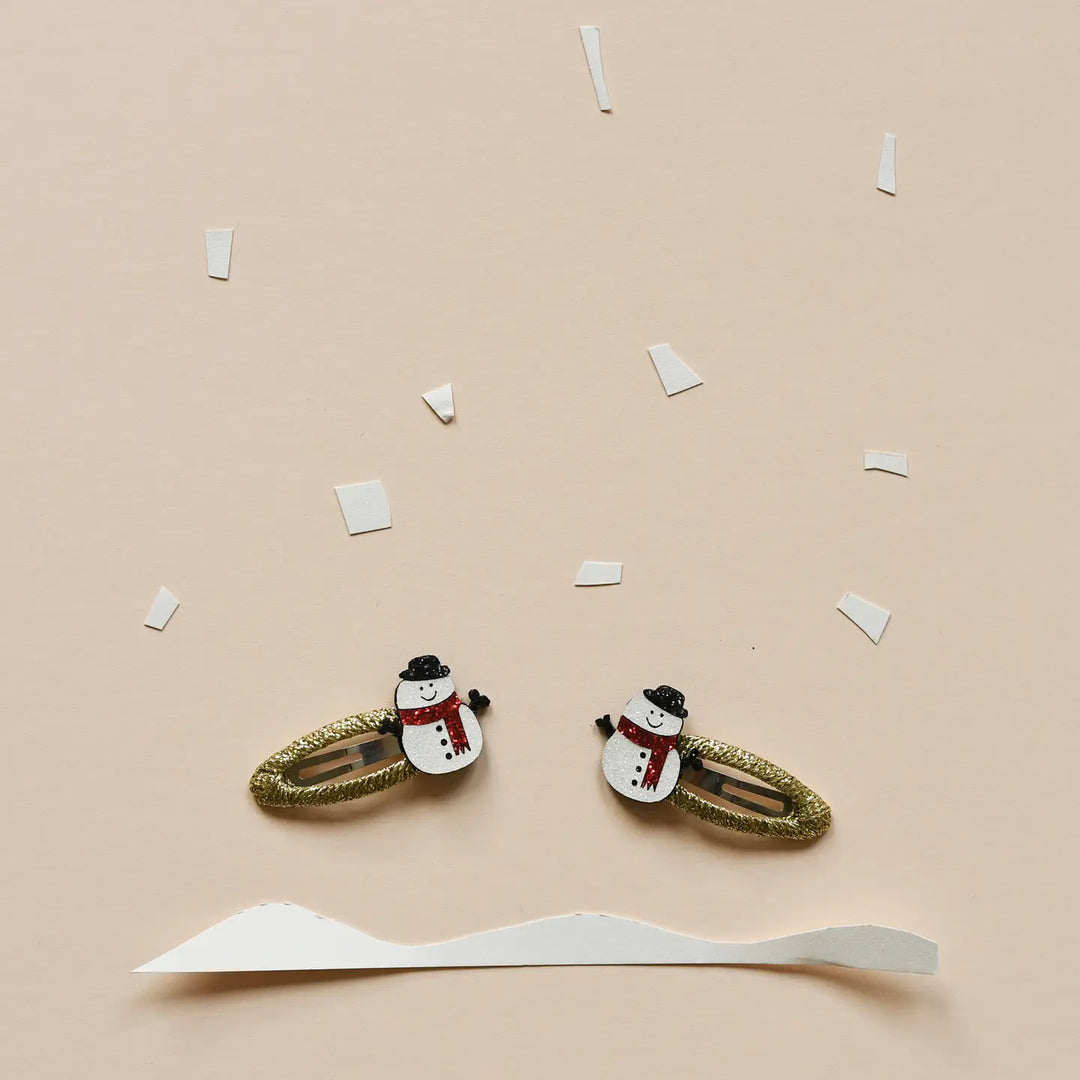 Rockahula Snowman Glitter Clips