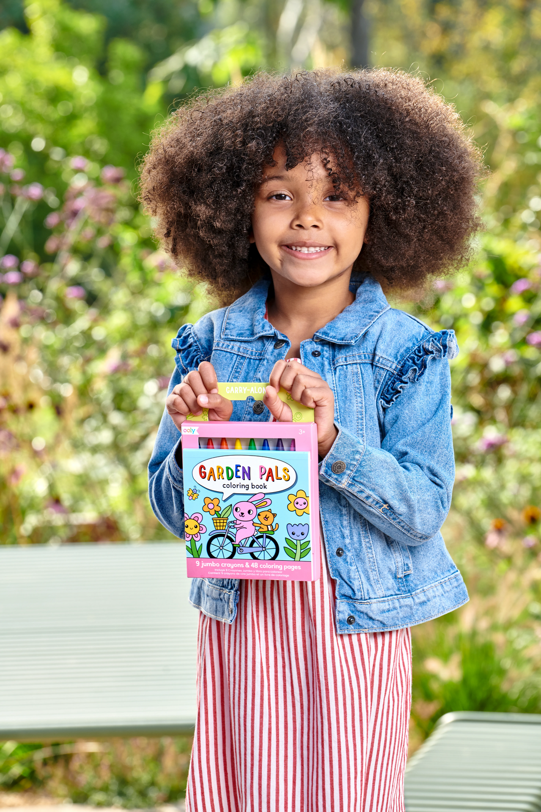Ooly Carry-Along Coloring Book Set - Garden Pals (10 PC Set)