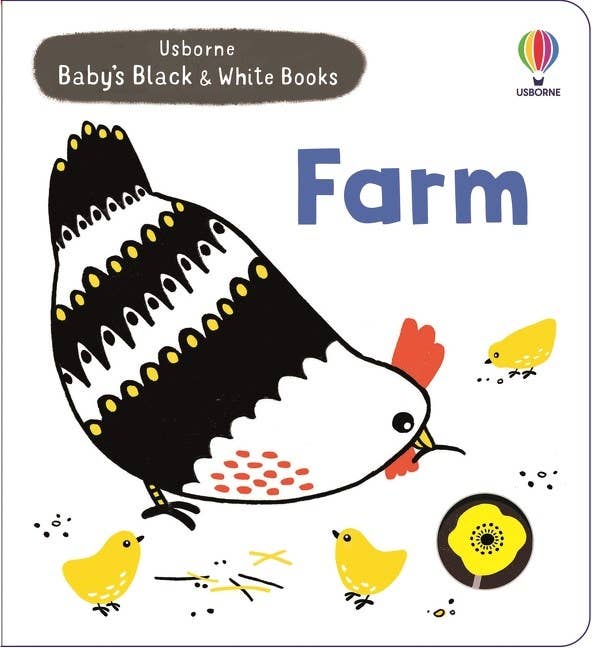 Usborne Baby's Black And White Books Farm