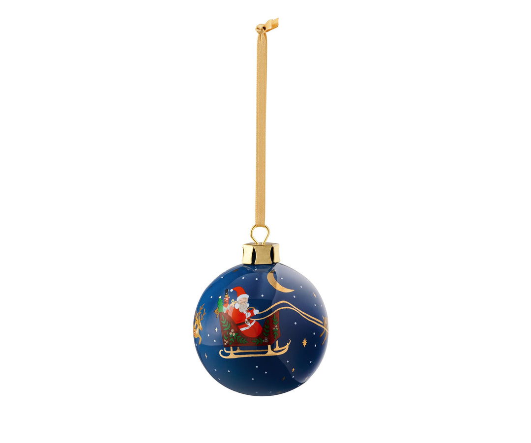 Rifle Paper Co Christmas Delivery Porcelain Ornament