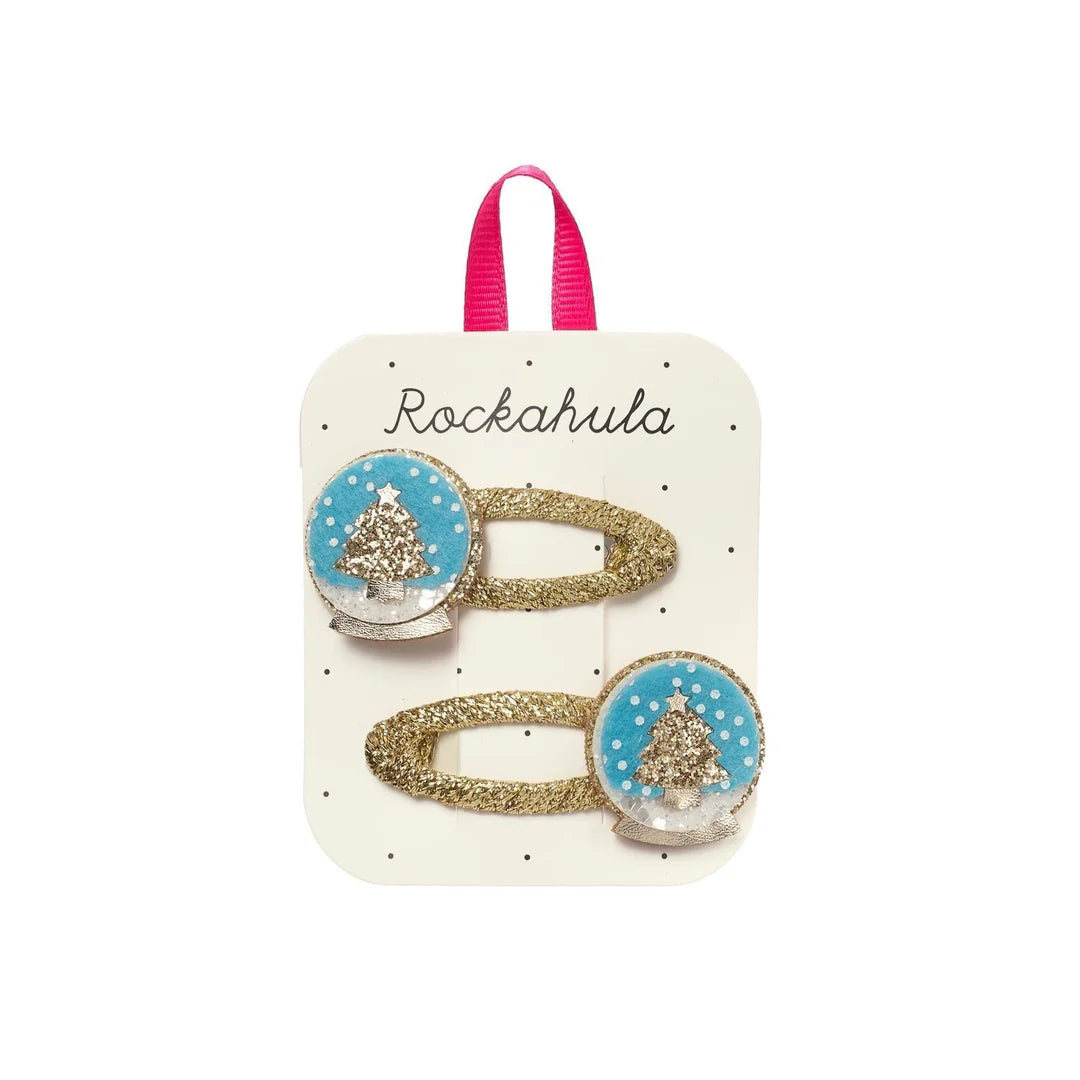 Rockahula Shimmer Snow Globe Clips