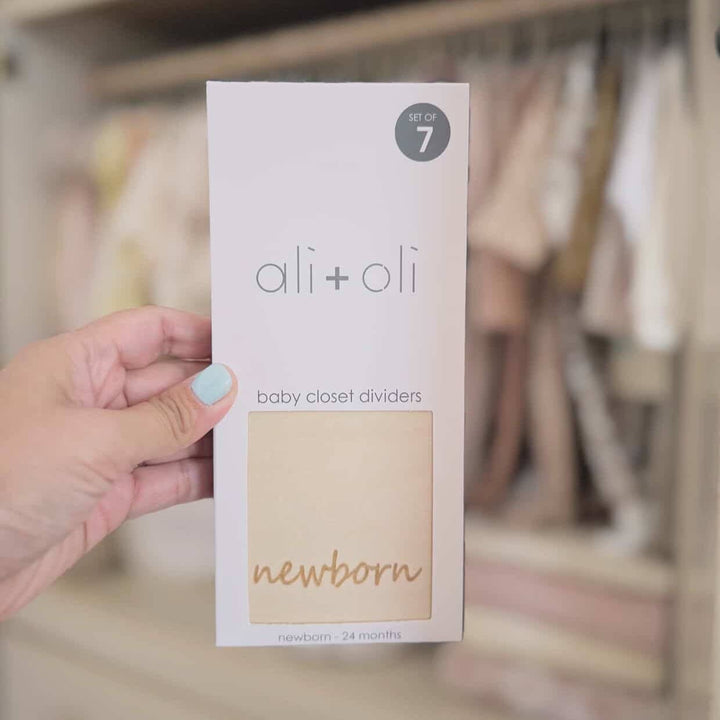 Ali + Oli Baby Closet Size Dividers & Organizer – Newborn To 24 Months