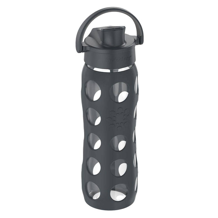 LifeFactory 22oz Glass Water Bottle Active Cap