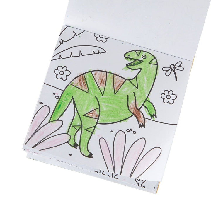 Ooly Carry-Along Coloring Book Set - Dinoland (10 PC Set)