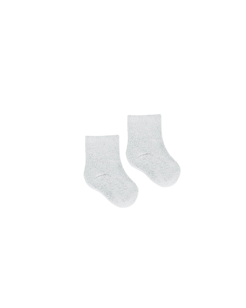 Quincy Mae Fuzzy Socks - Fog