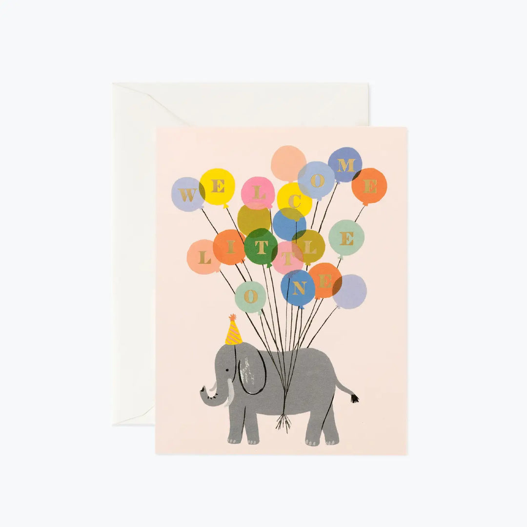Rifle Paper Co. Welcome Elephant Card