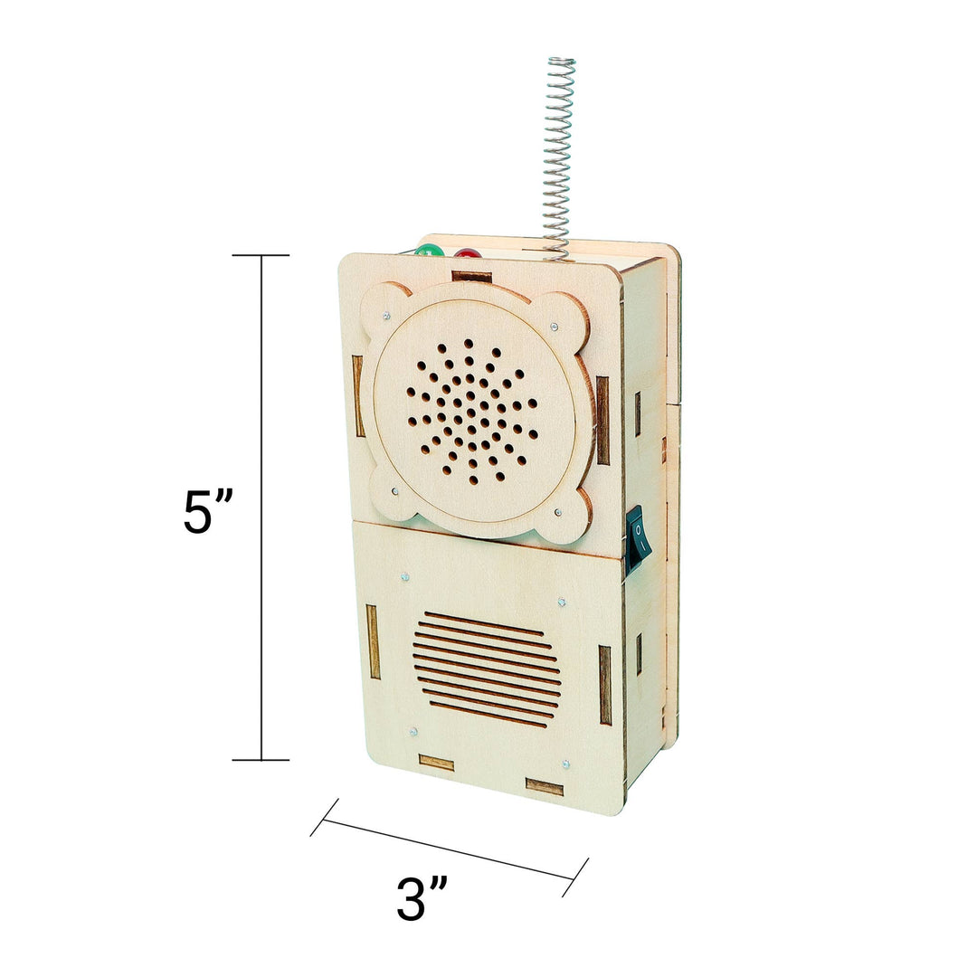 Kitsville Build and Learn Walkie-Talkie STEM Kit