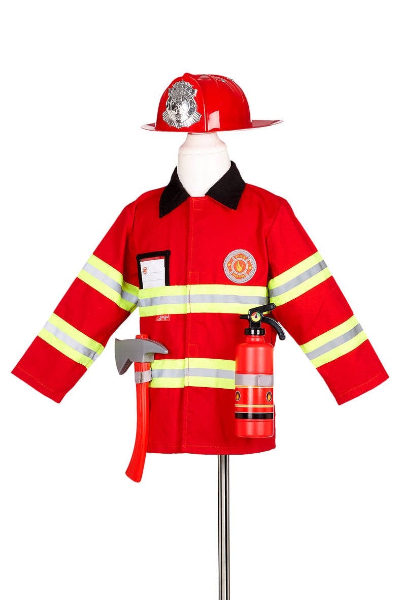 Souza Fireman Costume - 4-7 yrs