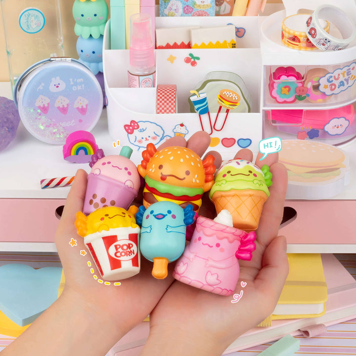 Kawaii Slime Snaxolotl Mini Squishies