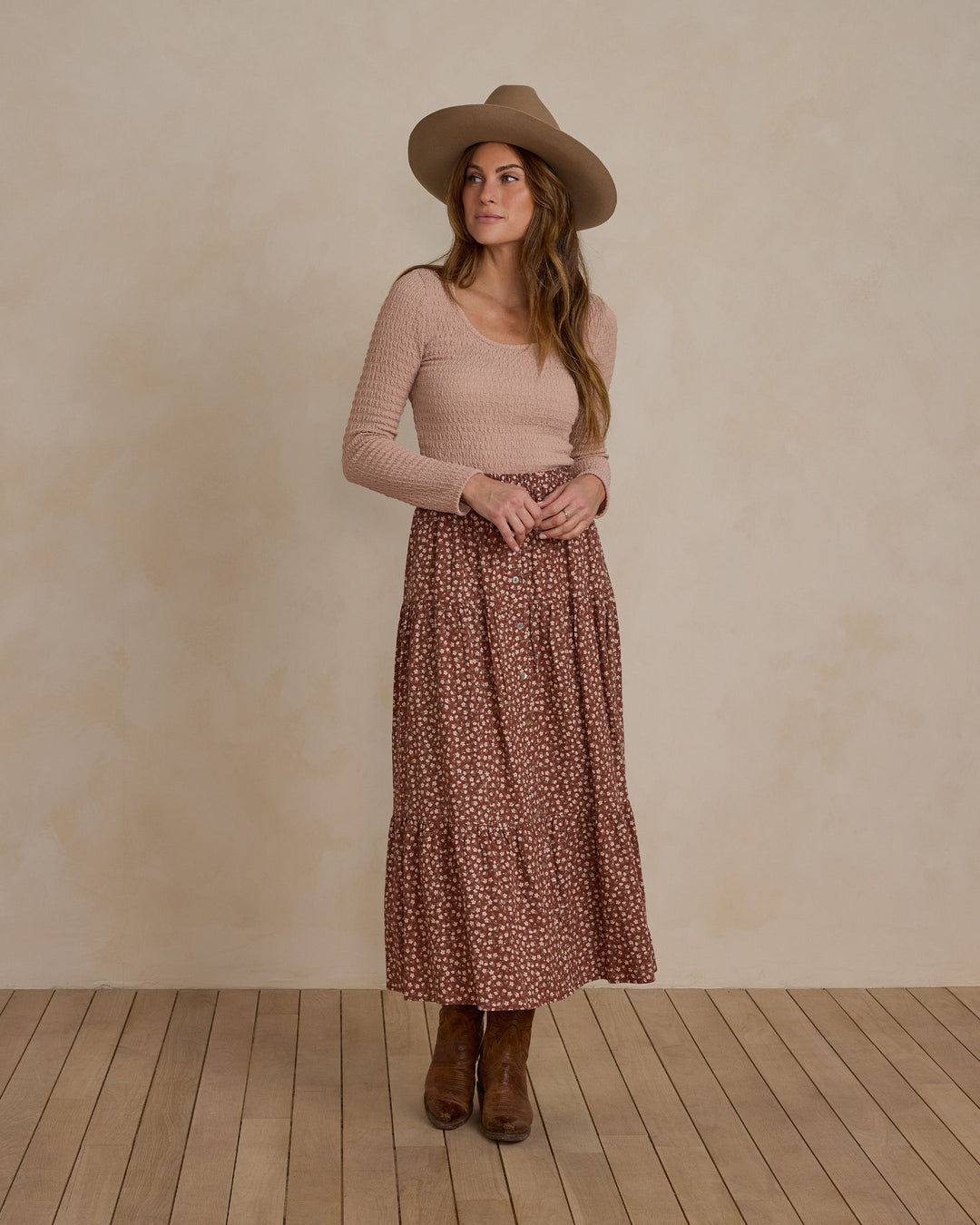 Rylee + Cru Joelle Skirt - Rosette