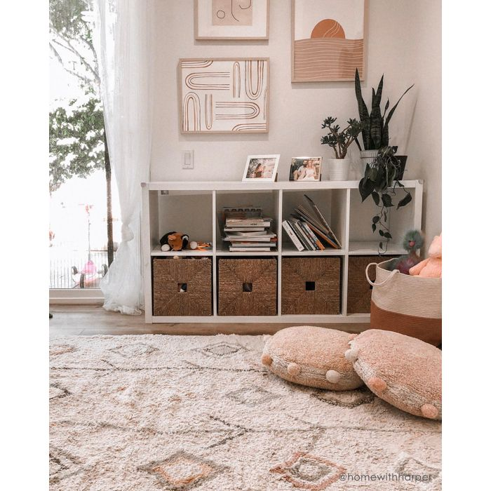 Lorena Canals Floor Cushion - Bubbly Vintage Nude