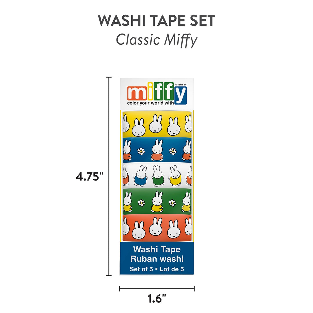 Studio Oh! Washi Tape Set Classic Miffy Set of 5