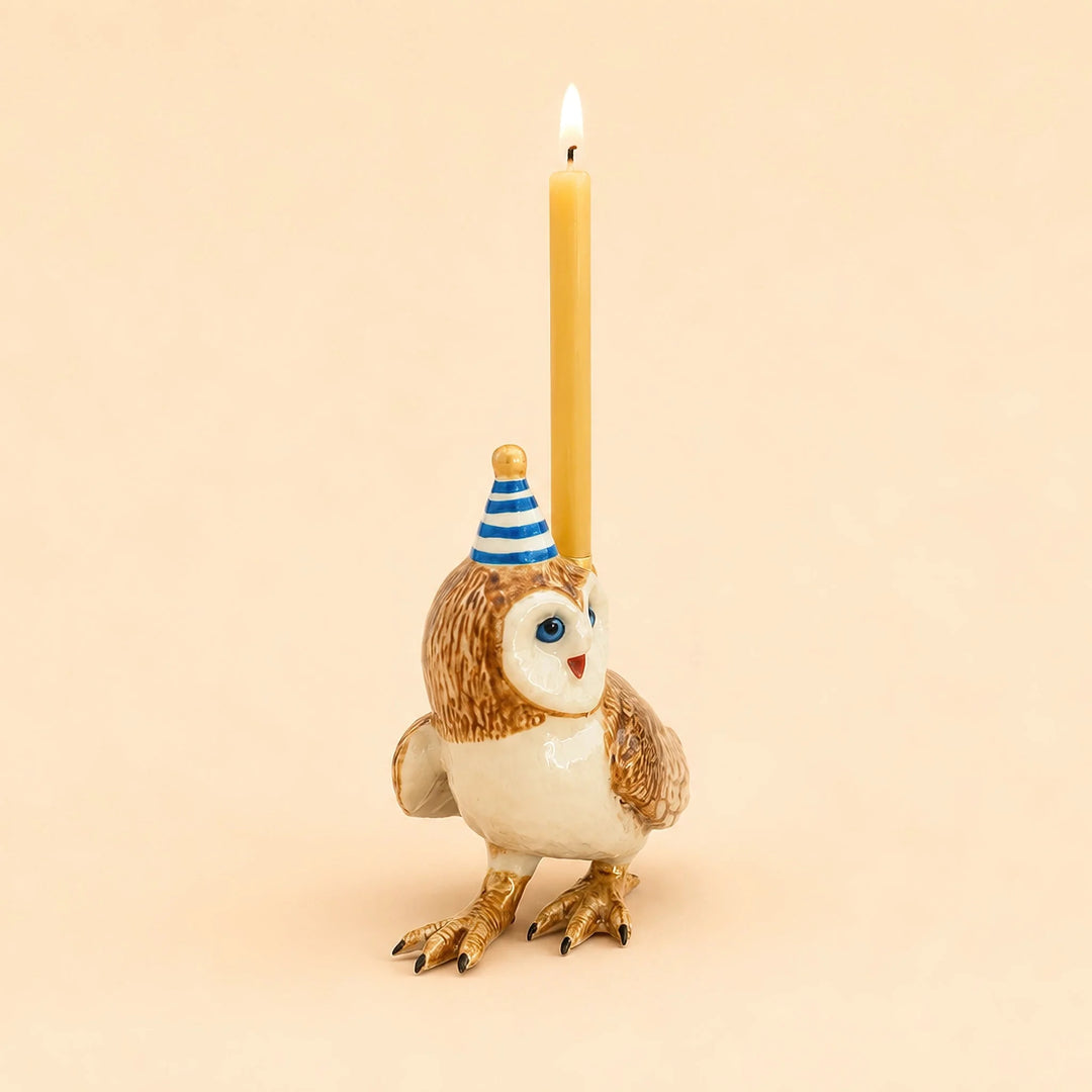 Camp Hollow Barn Owl Cake Topper