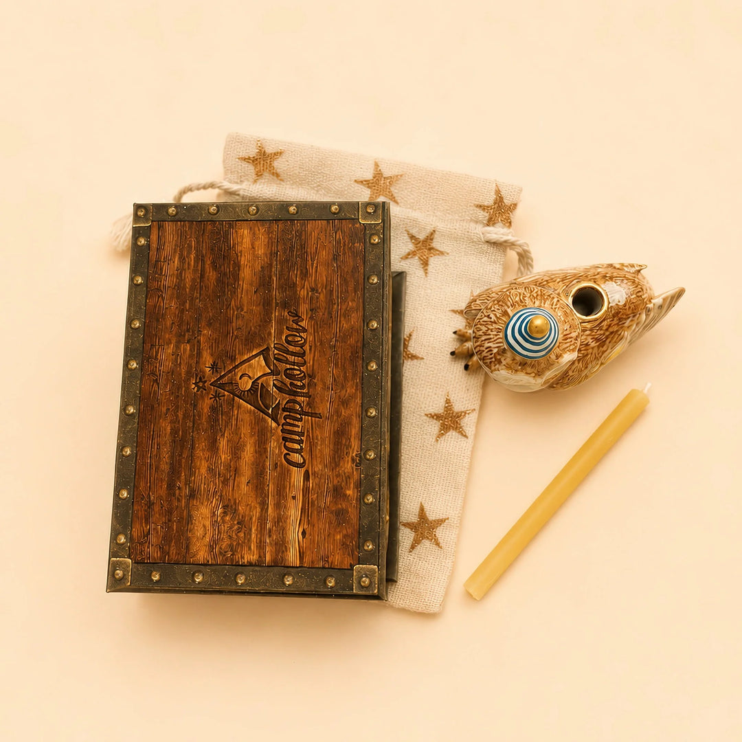 Camp Hollow Barn Owl Cake Topper