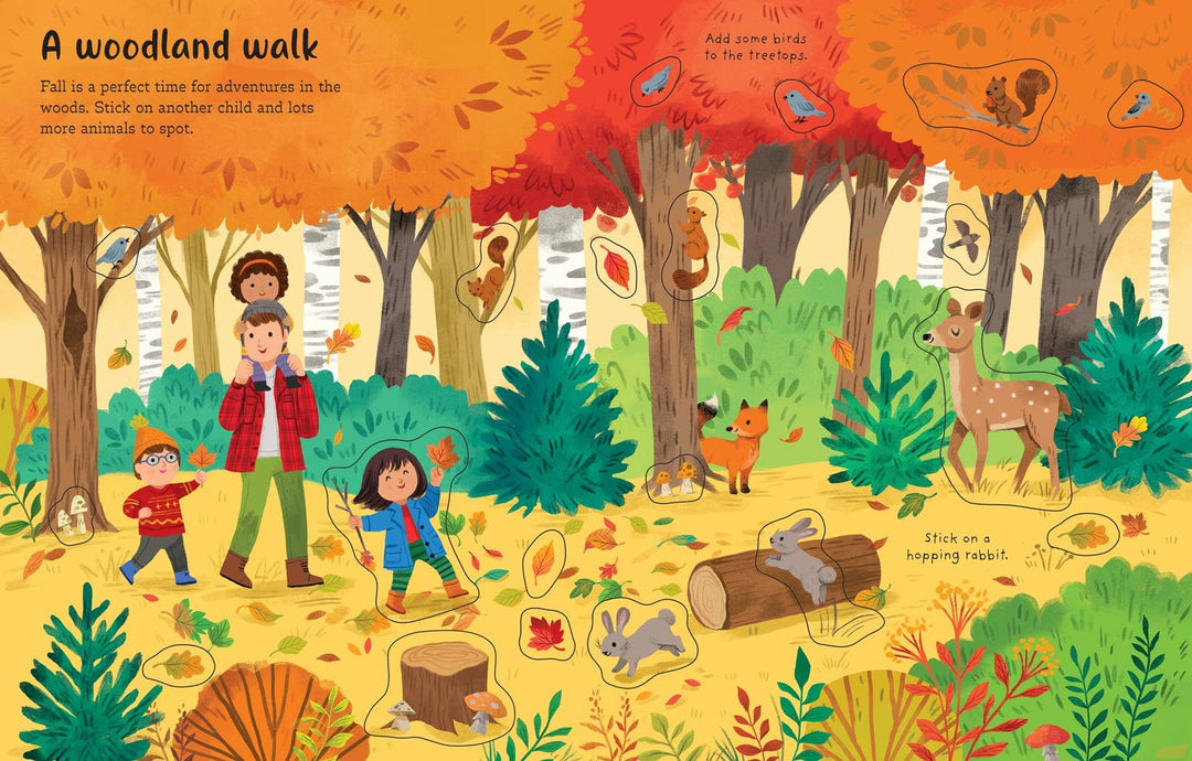 Usborne First Sticker Book Fall