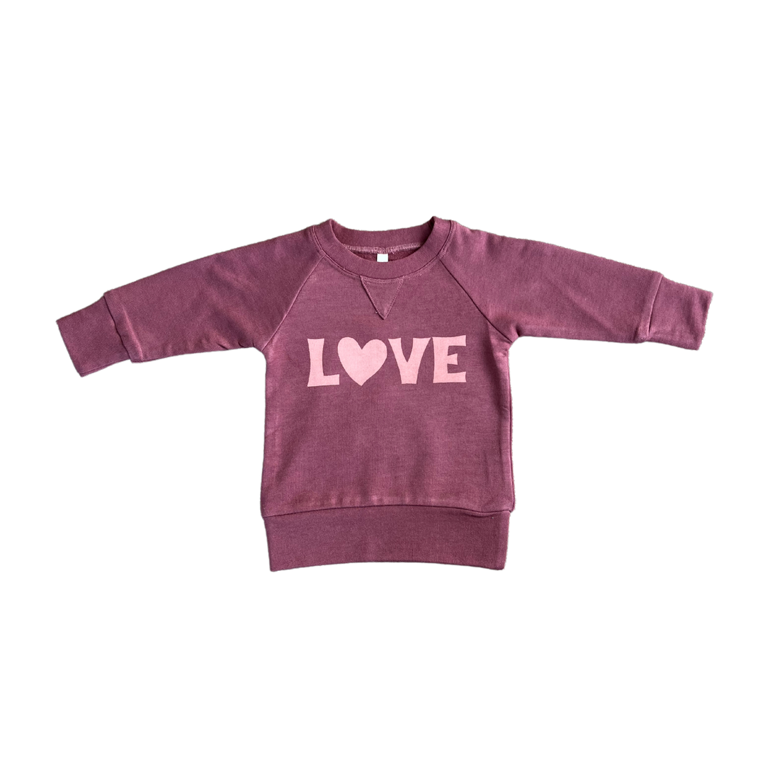 Babysprouts Raglan Love Sweatshirt