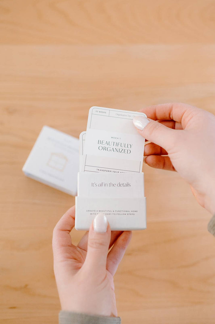 Beautifully Organized In 52 Weeks Card Deck