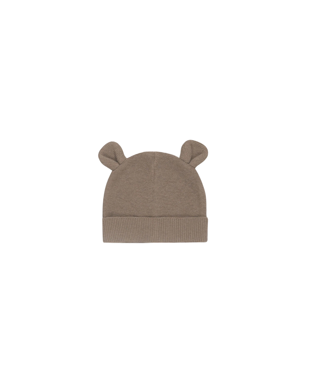 Quincy Mae Baby Bear Beanie - Heathered Mocha