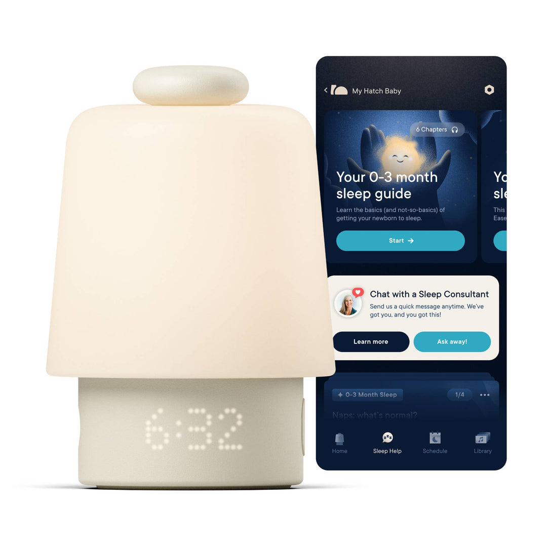 Hatch Baby Sleep Support Sound Machine & Night Light - Putty