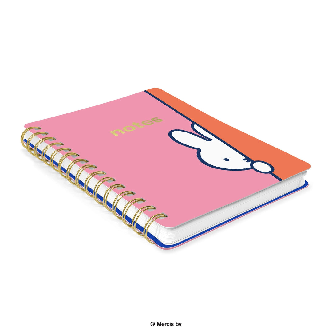 Studio Oh! Miffy Taking A Peek Agatha Notebook with Pocket & Stickers