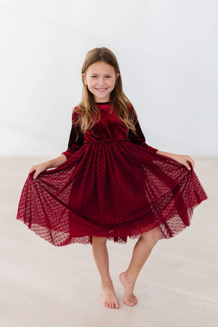 Mila & Rose Cranberry Tutu Dress