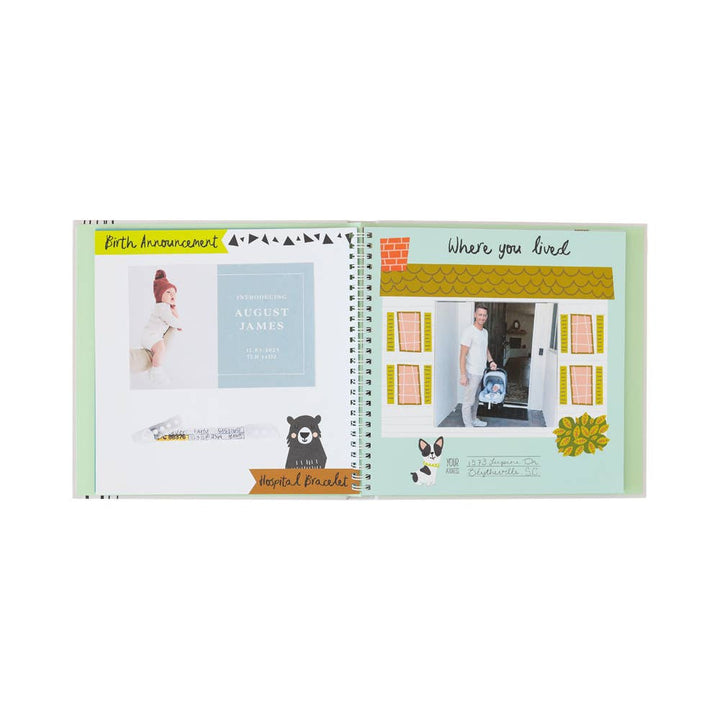 Lucy Darling Little Camper Baby Memory Book