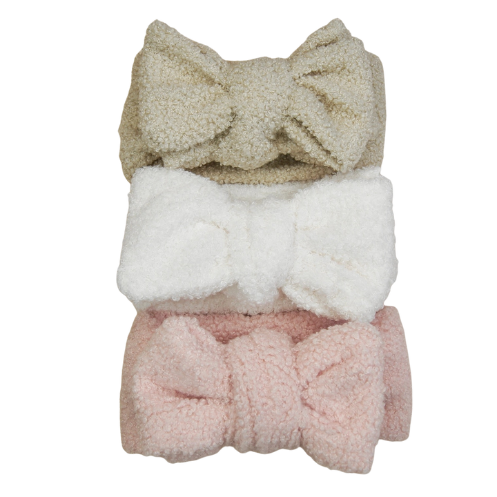 Harper Baby Co Sherpa Teddy Headbands