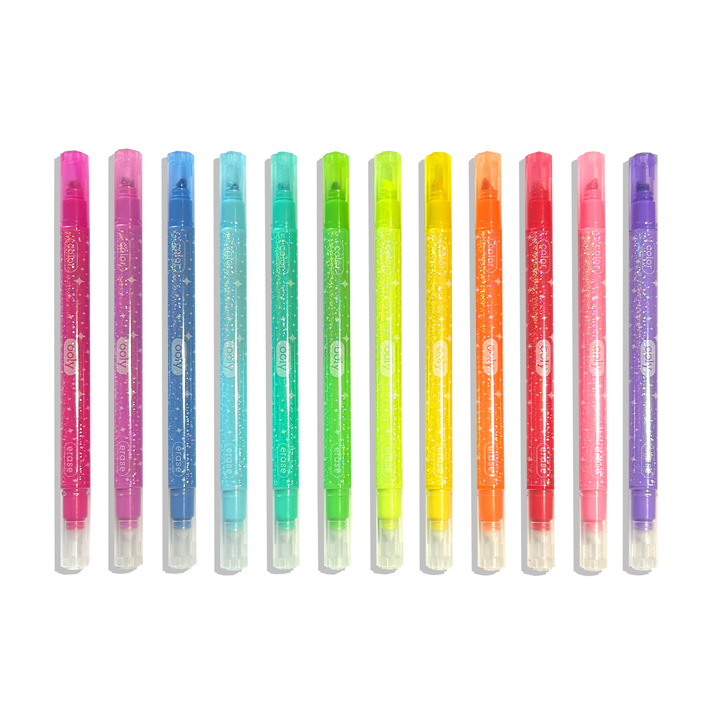 Ooly Make No Mistake!: Glittery Erasable Markers