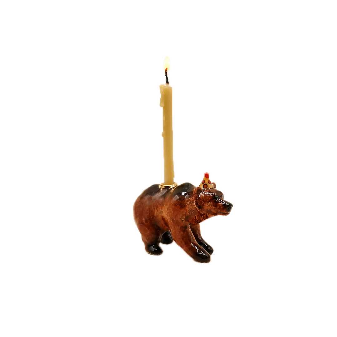 Camp Hollow Bear Cake Topper