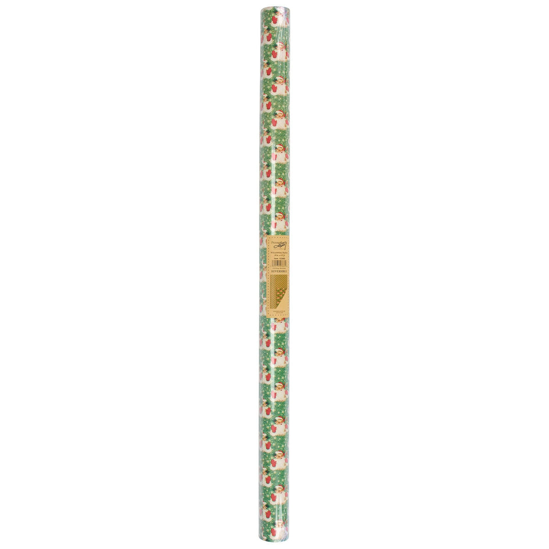 Primitives By Kathy Retro Santa Gift Wrap