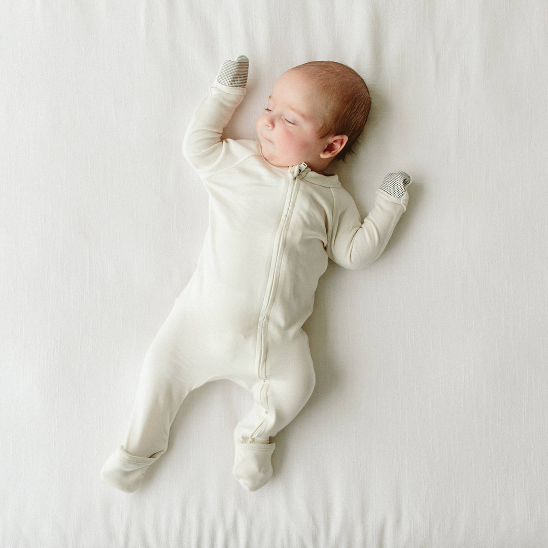 Goumi Grow With You Footie + Snug Fit - Cloud